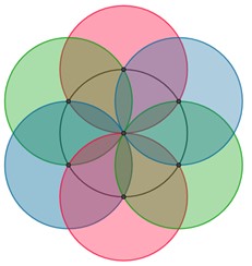 Frühlingsblumen entstehen in Mathematik in der 1C