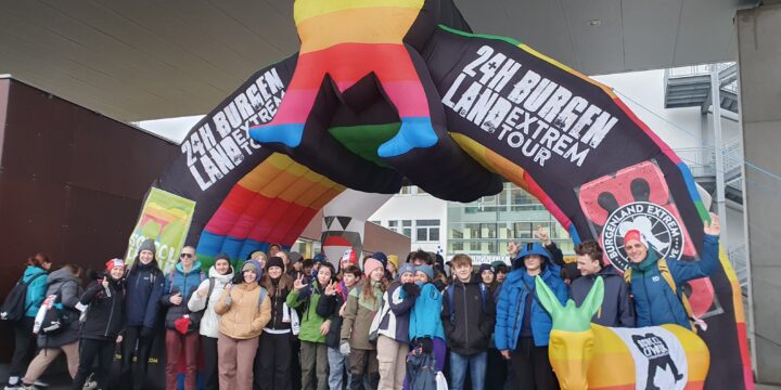 30km von Neusiedl nach Oggau – die 5. Klassen machen mit bei der Burgenland Extrem-Challenge